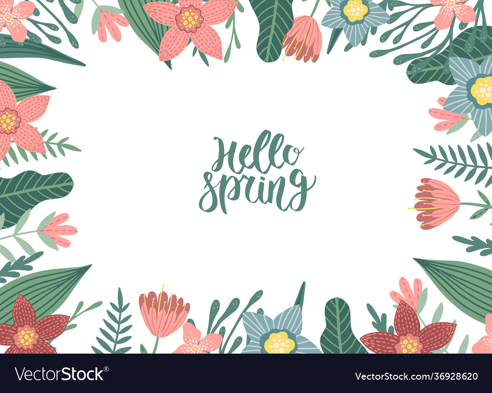 Abstract spring background with copy space