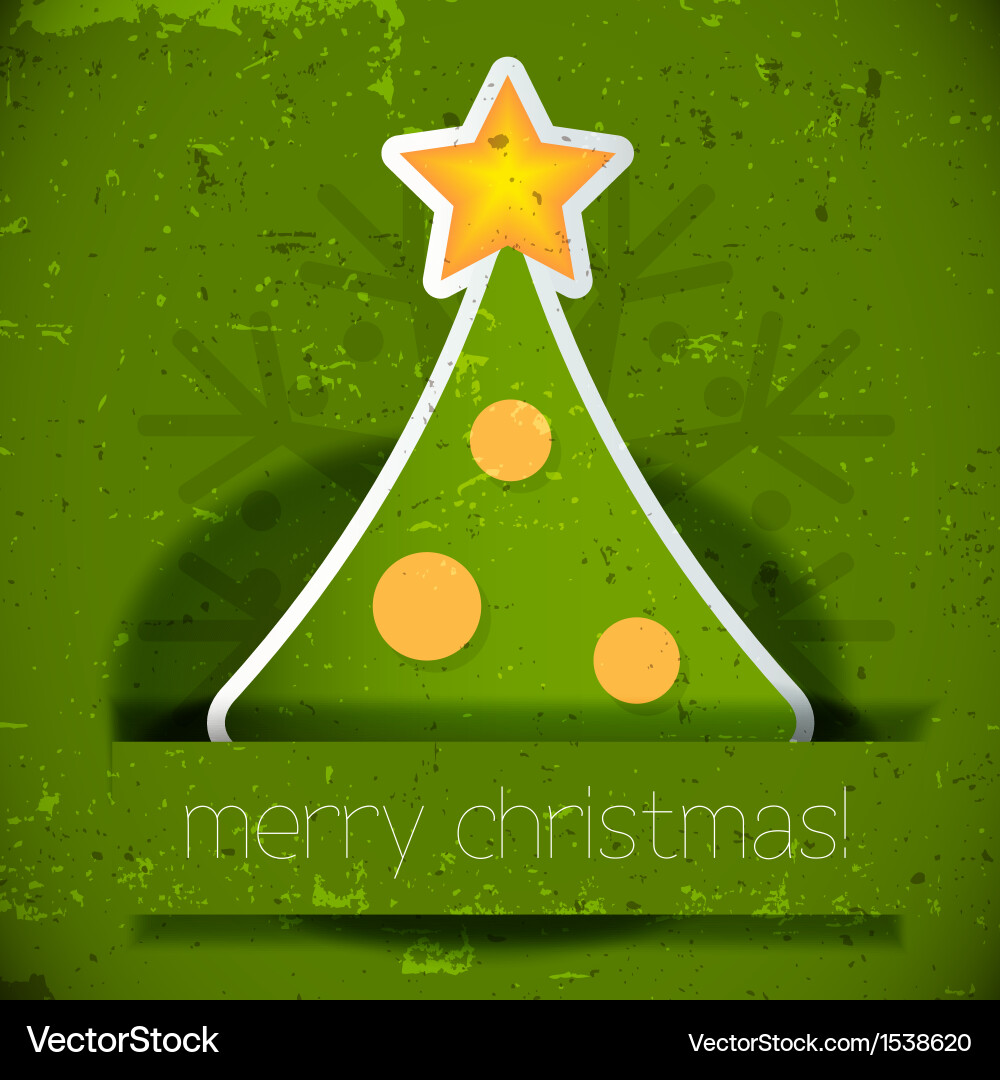 Christmas tree background Royalty Free Vector Image