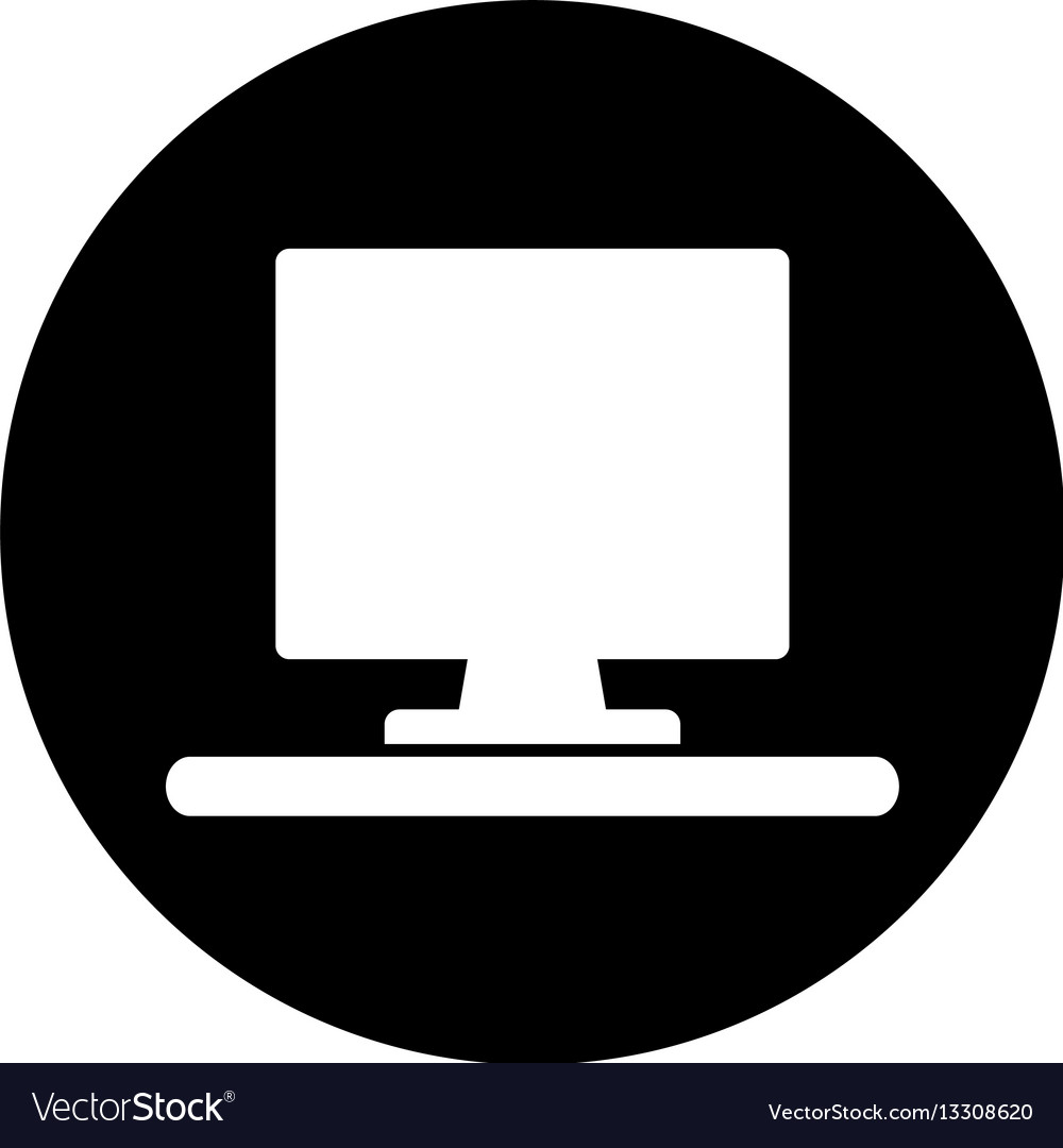 Computer desktop workplace icon