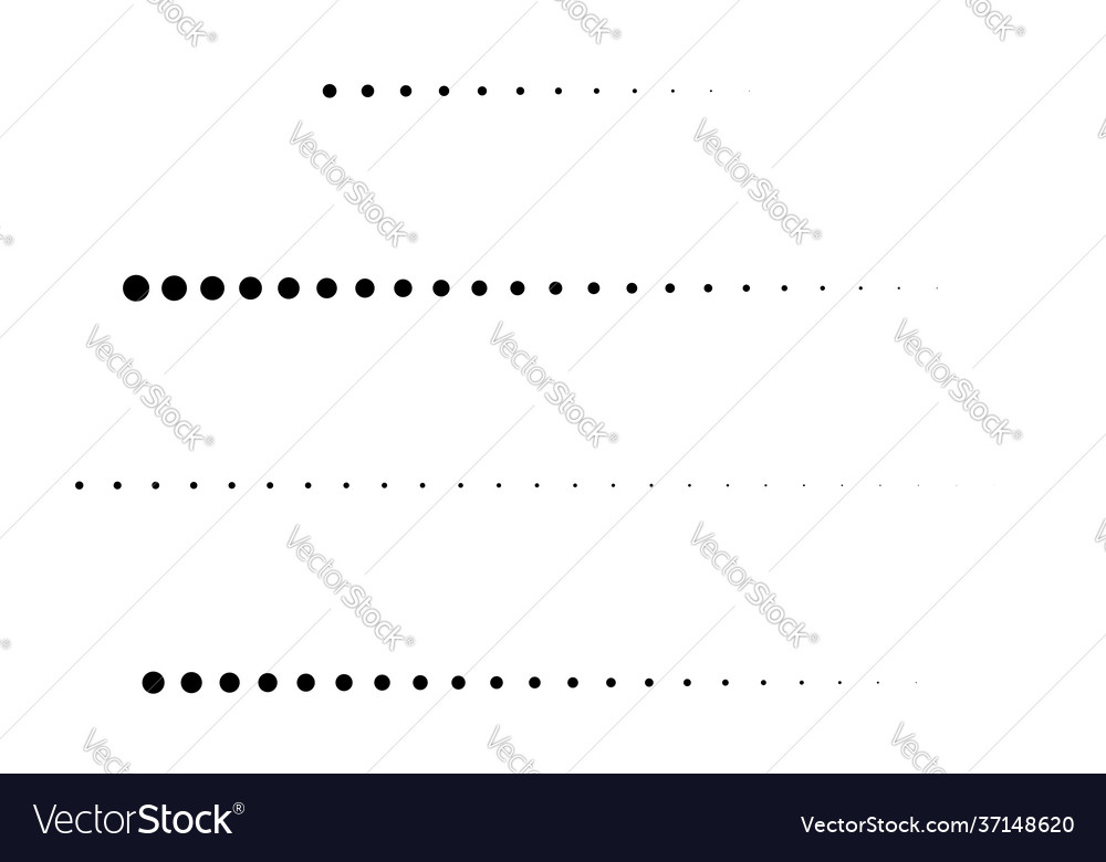 Dot circles dotted lines abstract design element vector image Dot circles dotted lines abstract design element
