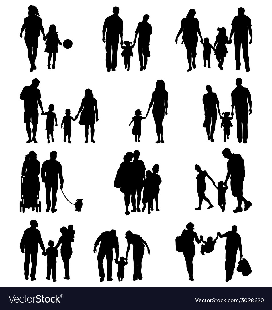 Families Royalty Free Vector Image - VectorStock