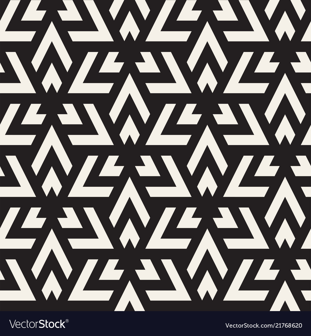 Geometric Line Mosaic Pattern