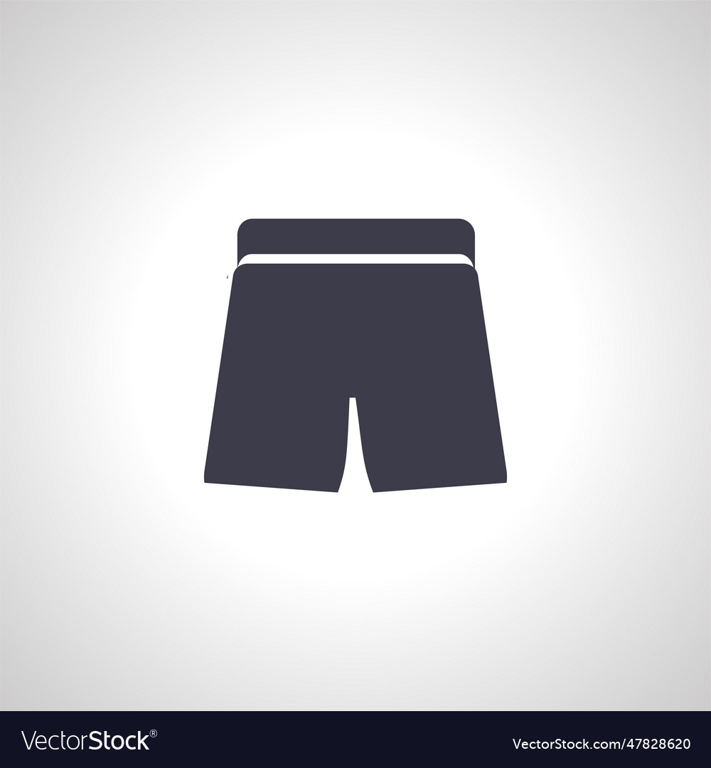 Men shorts icon shorts icon Royalty Free Vector Image