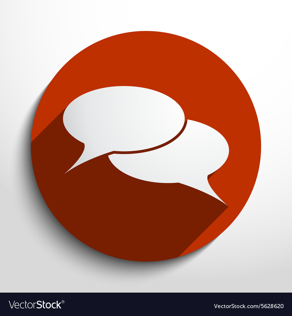 Speech bubble web icon