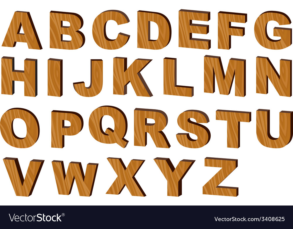 Alphabet Royalty Free Vector Image - VectorStock