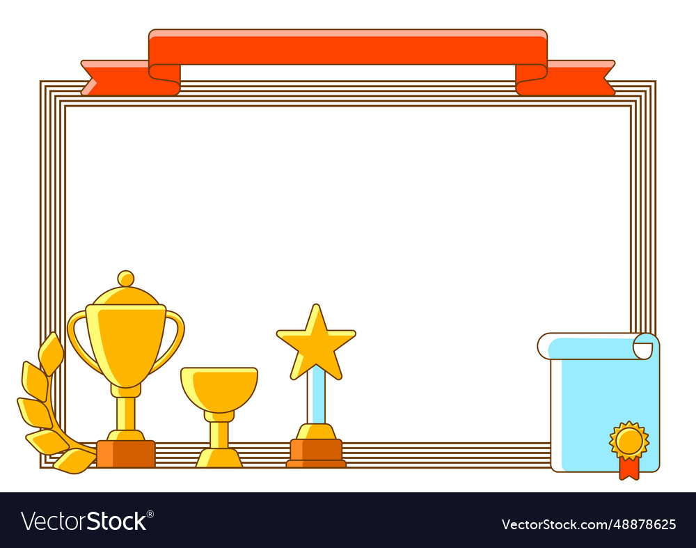 Award and trophy certificate reward items