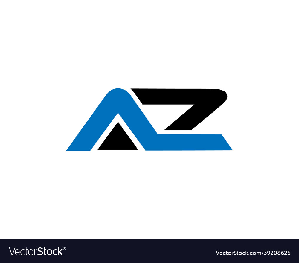 Az letter initial logo design