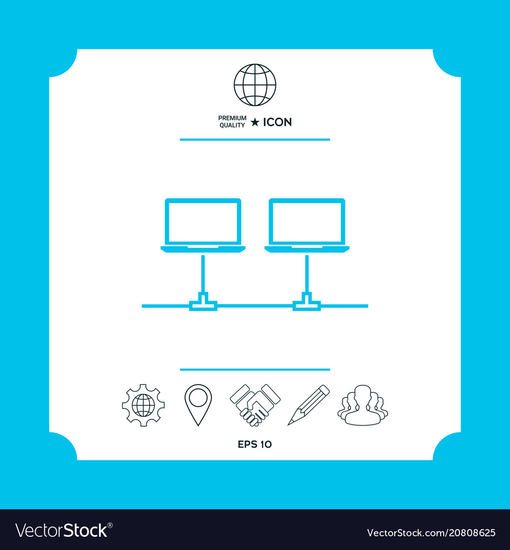 Computer network icon