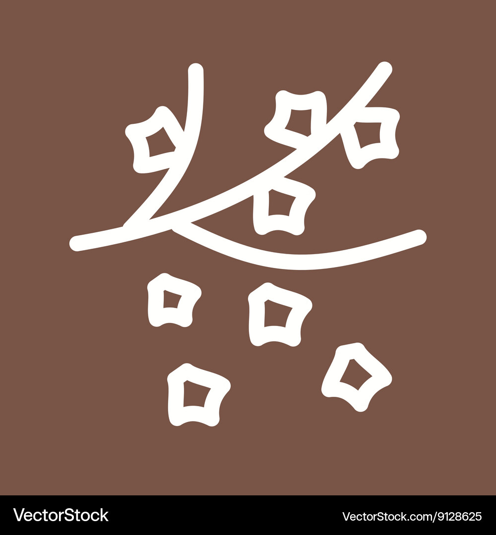 Falling leaves Royalty Free Vector Image - VectorStock