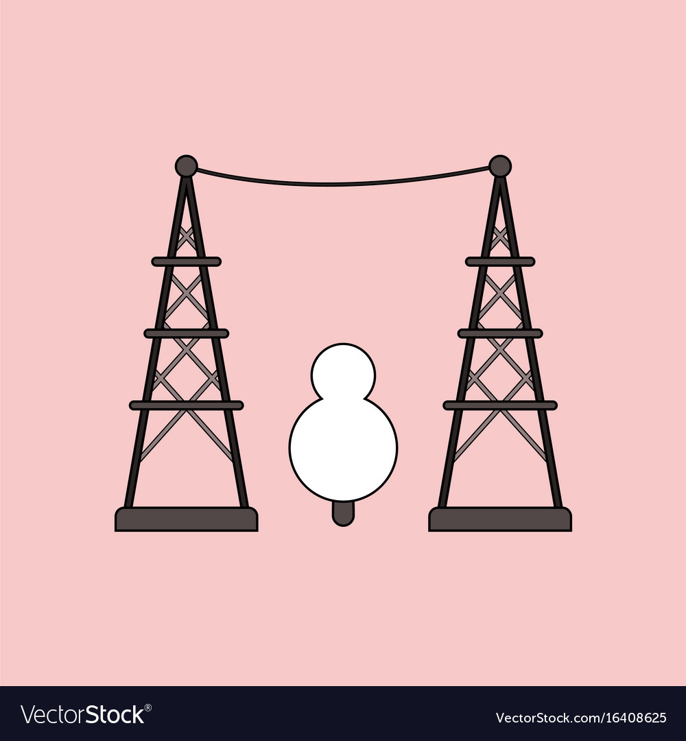 Flat icon design collection tree between