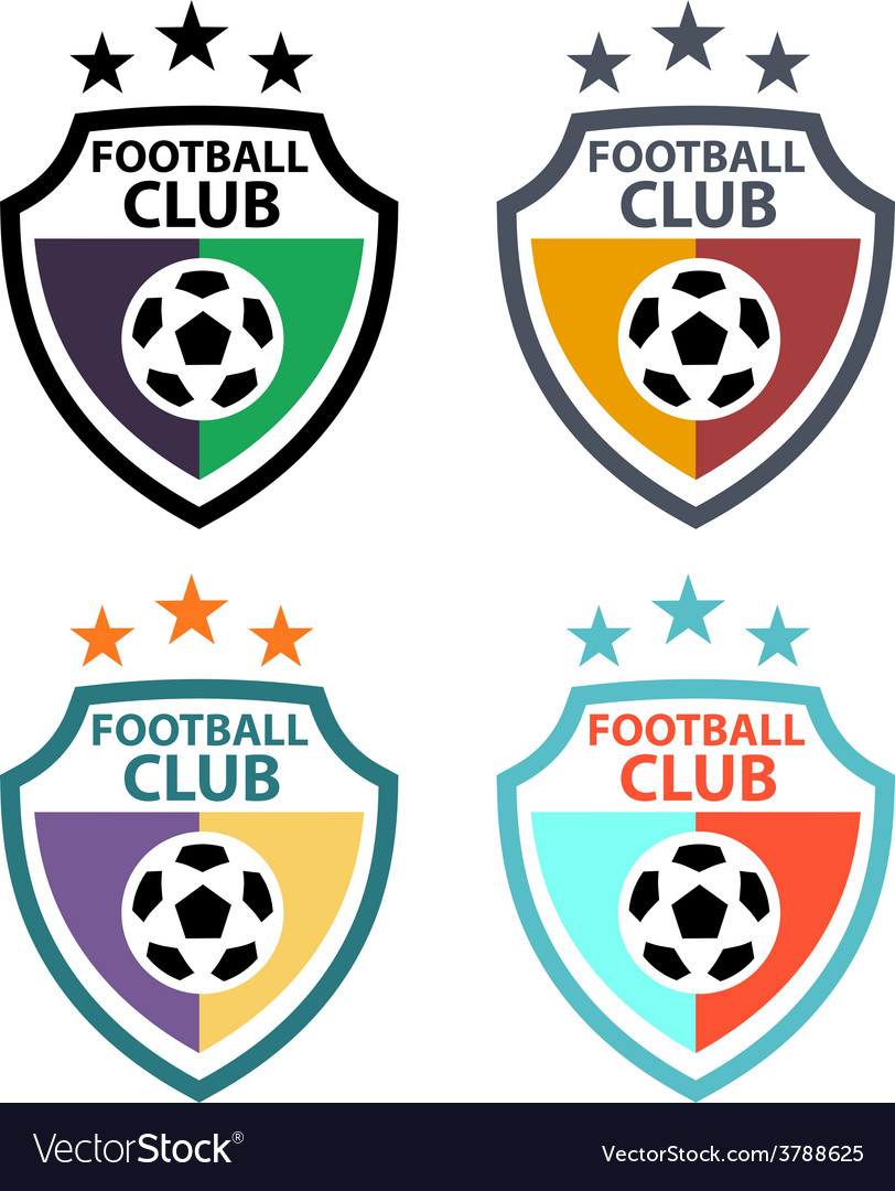 Football Club Badges Set