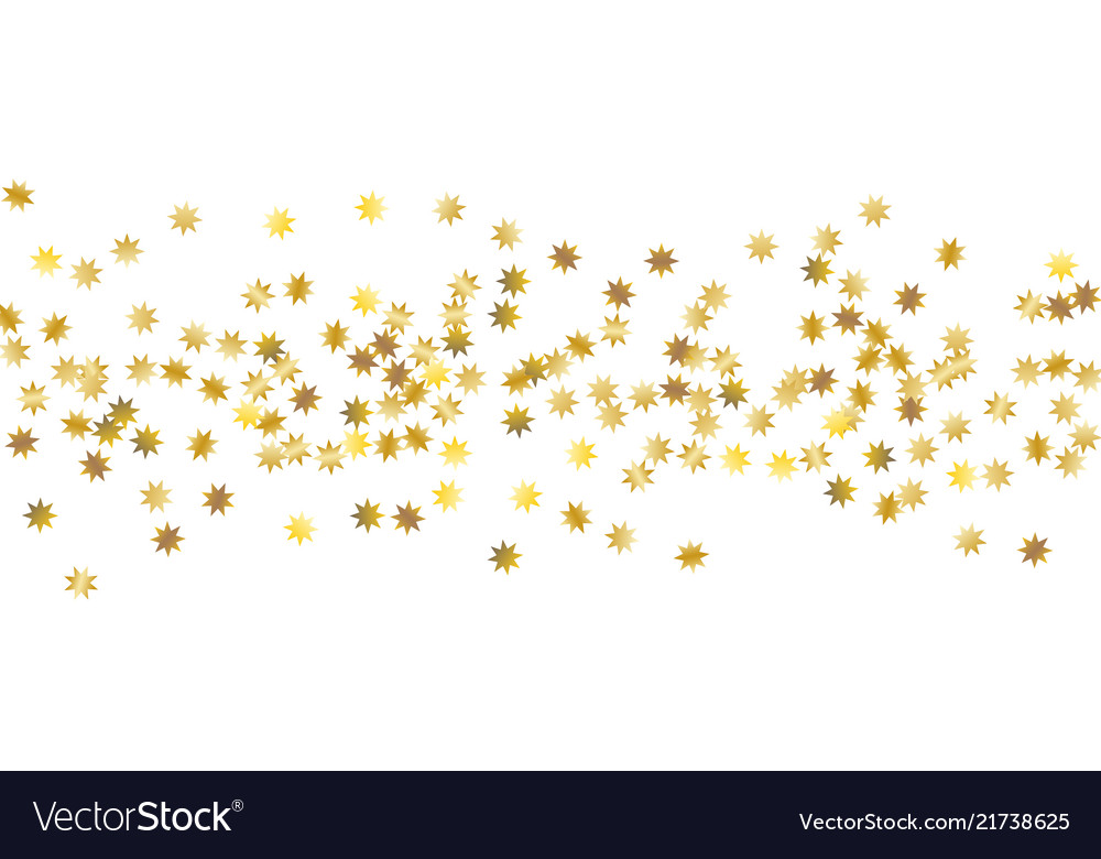 Golden casual confetti background