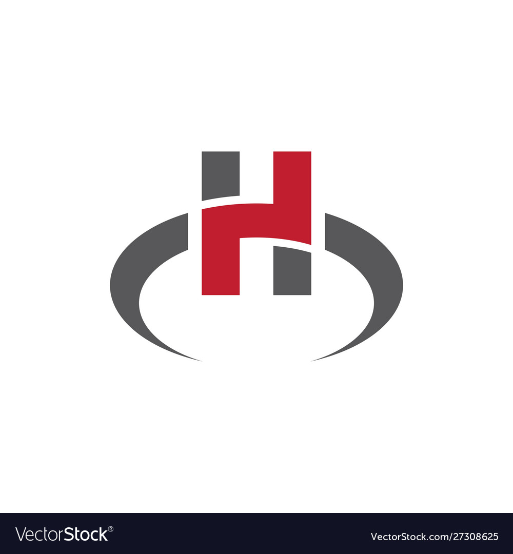 H Letter Icon Design Royalty Free Vector Image