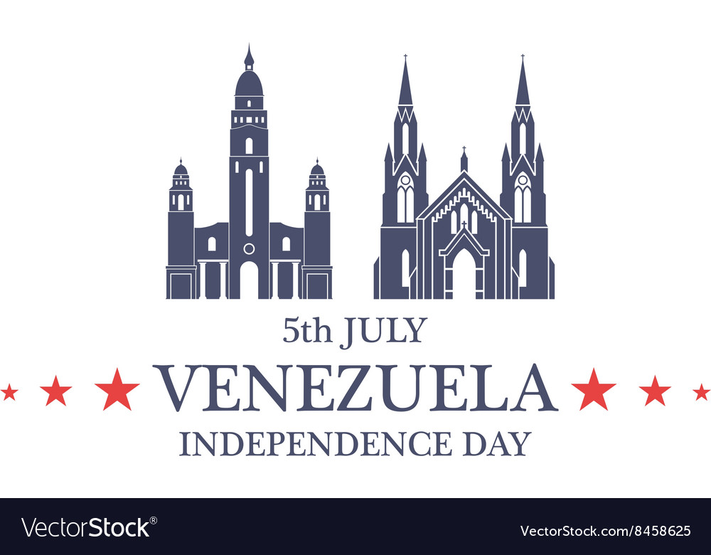 independence-day-venezuela-royalty-free-vector-image