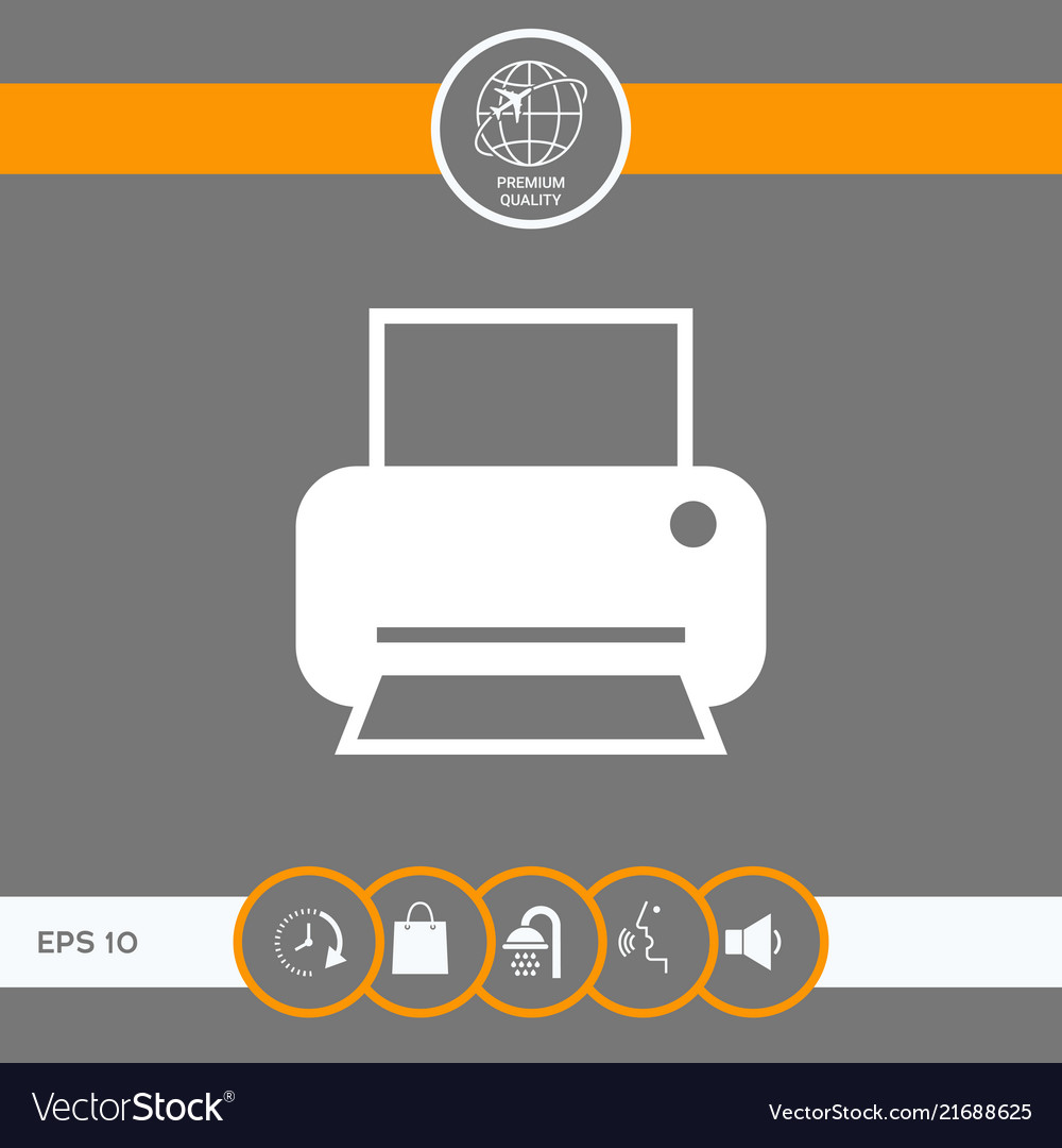 Print icon for web