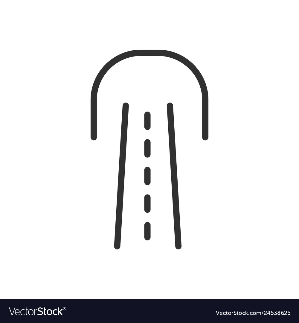 Road tunnel icon