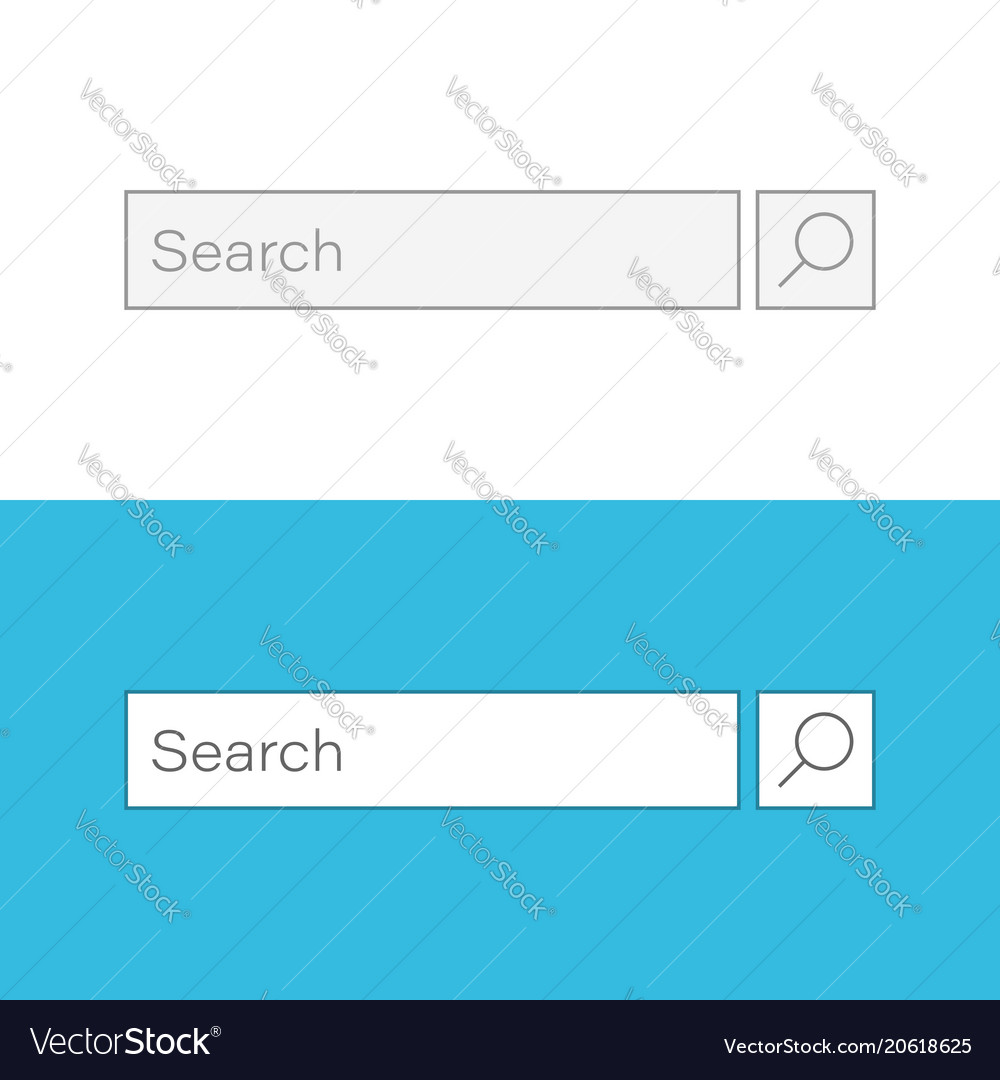 Search bar ui element icon in flat style