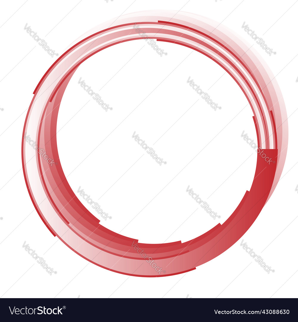 Abstract circle circular design element icon vector image Abstract circle circular design element icon