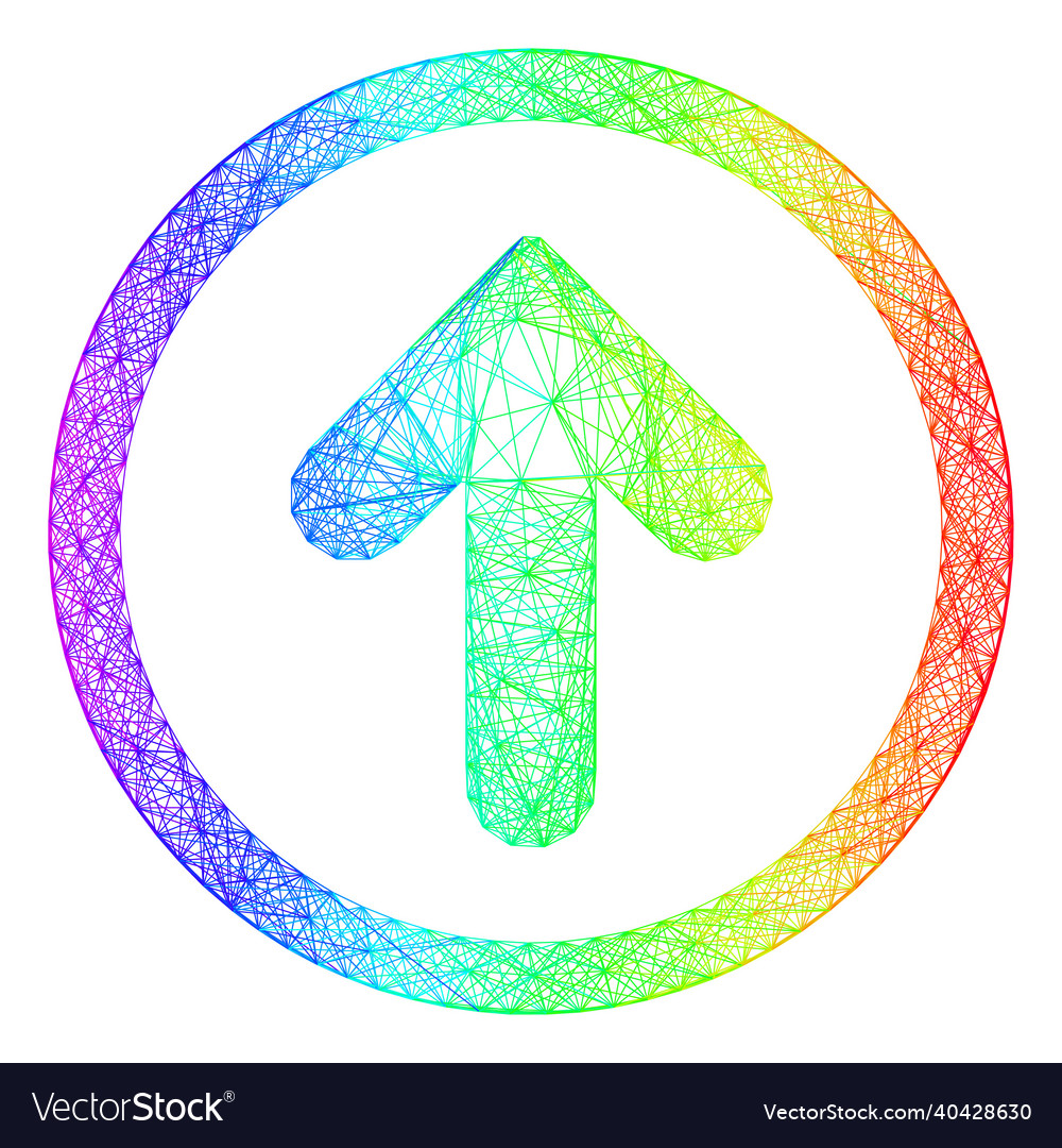 Helle Netzwerk-up-Pointer Vector Image Helle Netzwerk-up-Pointer