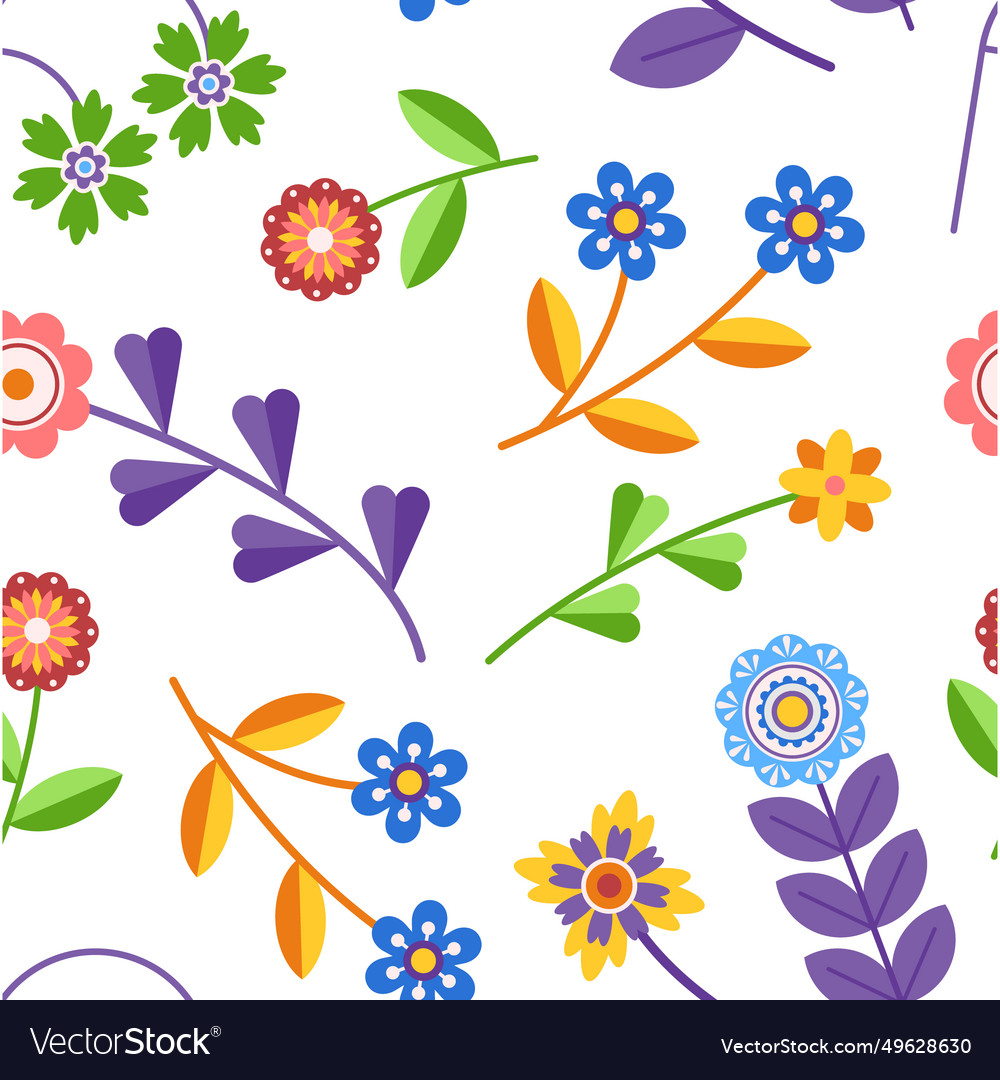 Captivating seamless pattern adorned vector image Captivating seamless pattern adorned