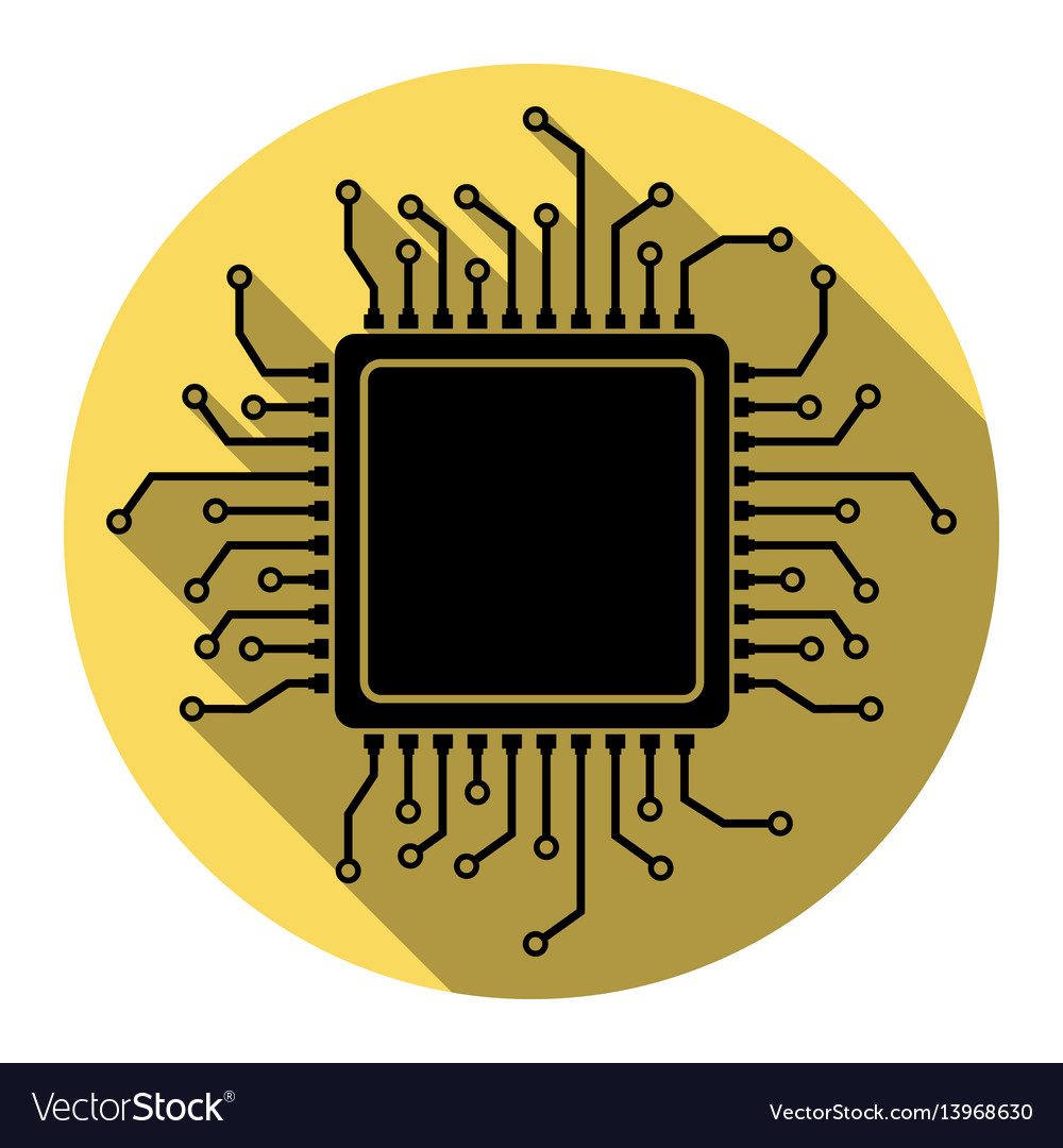 CPU Microprocessor Icon