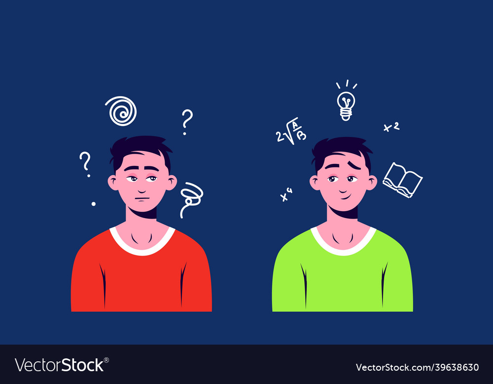 Creative intellect capable of various vector image Creative intellect capable of various