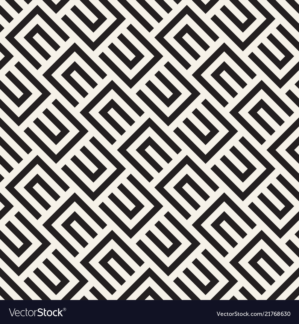 Geometric Lines Mosaic Pattern