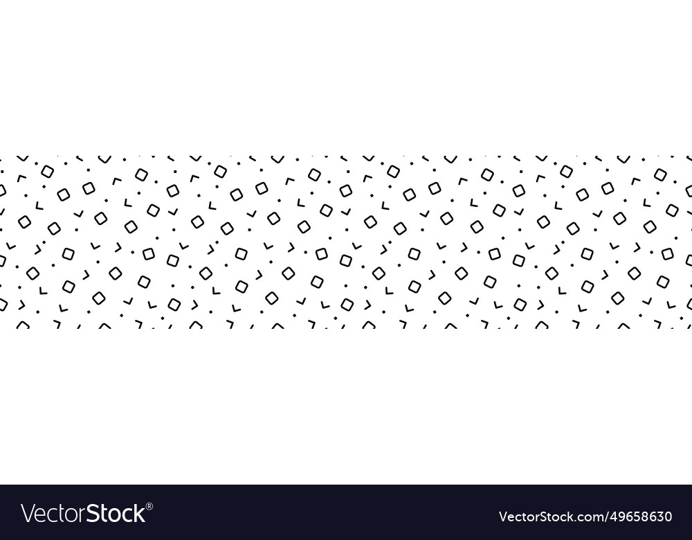 Geometric memphis triangle and dots circle pattern vector image Geometric memphis triangle and dots circle pattern
