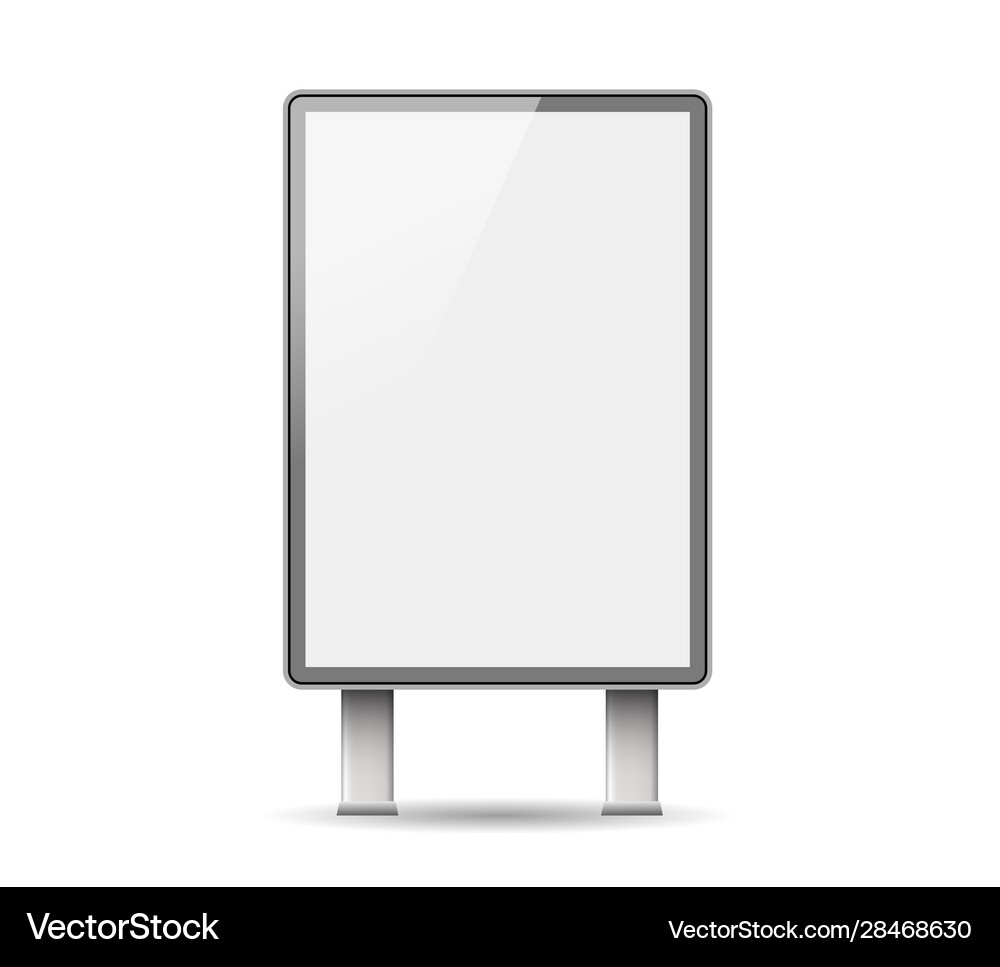 Realistic light box Royalty Free Vector Image - VectorStock