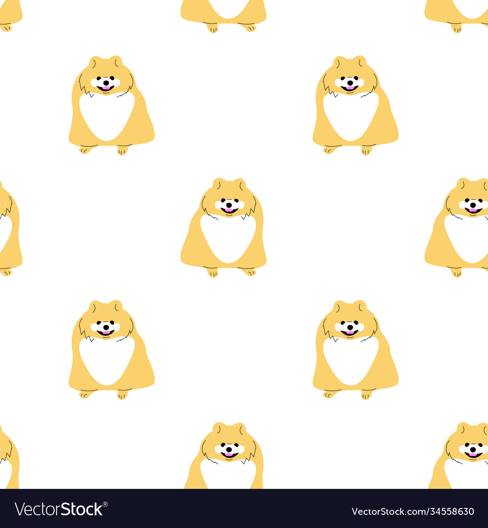 Repeat seamless pattern with flat style cute