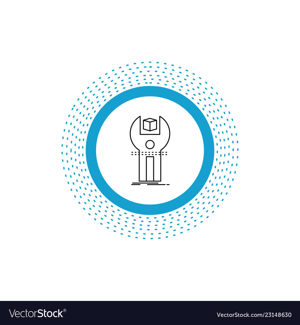 Sdk app development kit programming line icon vector image Sdk app development kit programming line icon