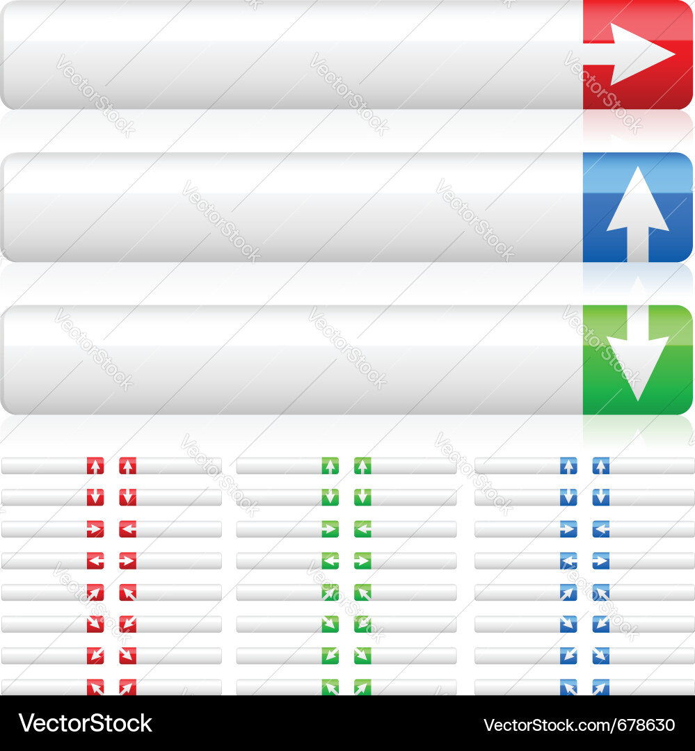 Shapes button Royalty Free Vector Image - VectorStock