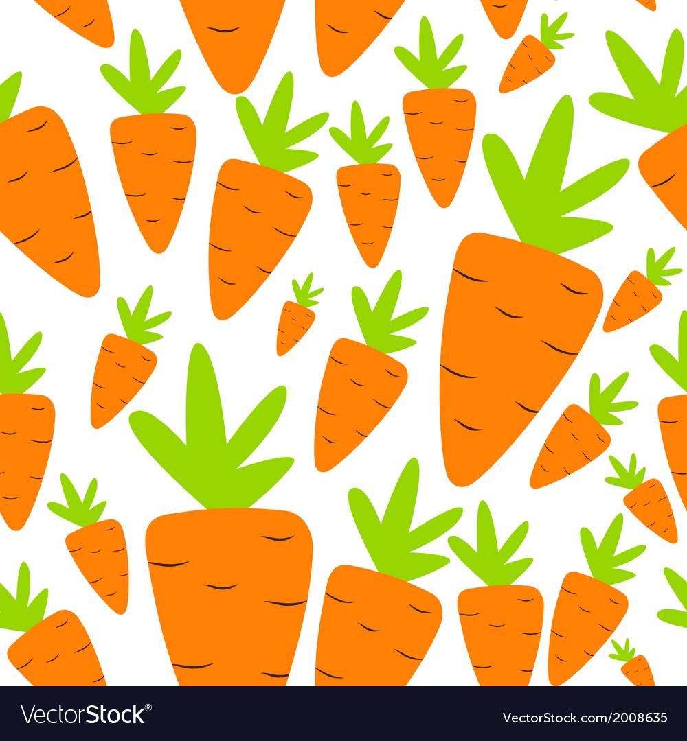 Carrot seamless pattern background