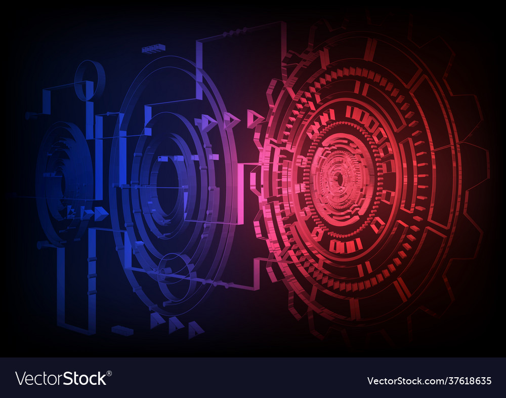 Circuit technology background with hi-tech digital