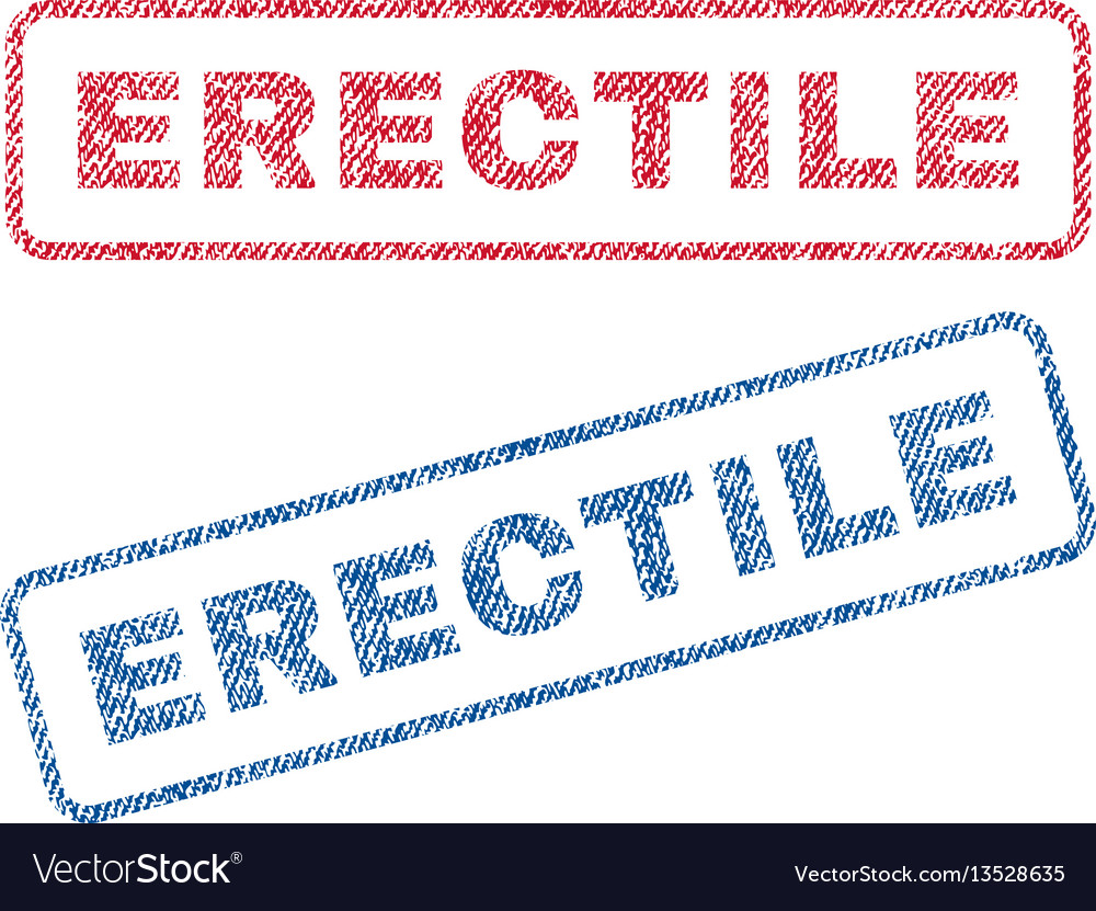 Erectile textile stamps