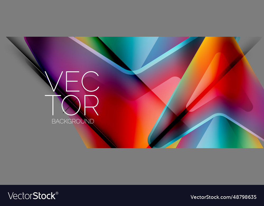 Fluid gradient arrow abstract vibrant arrows vector image Fluid gradient arrow abstract vibrant arrows
