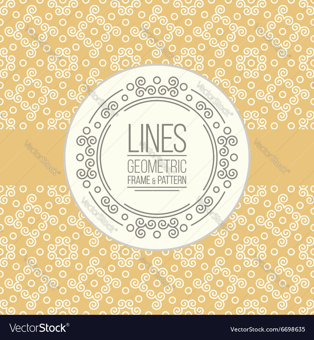 Geometric Line Pattern