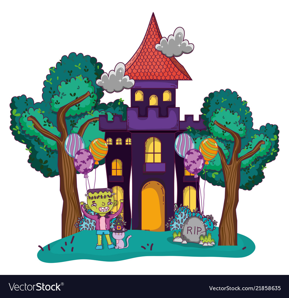 Halloween And Kids Cartoons Royalty Free Vector Image