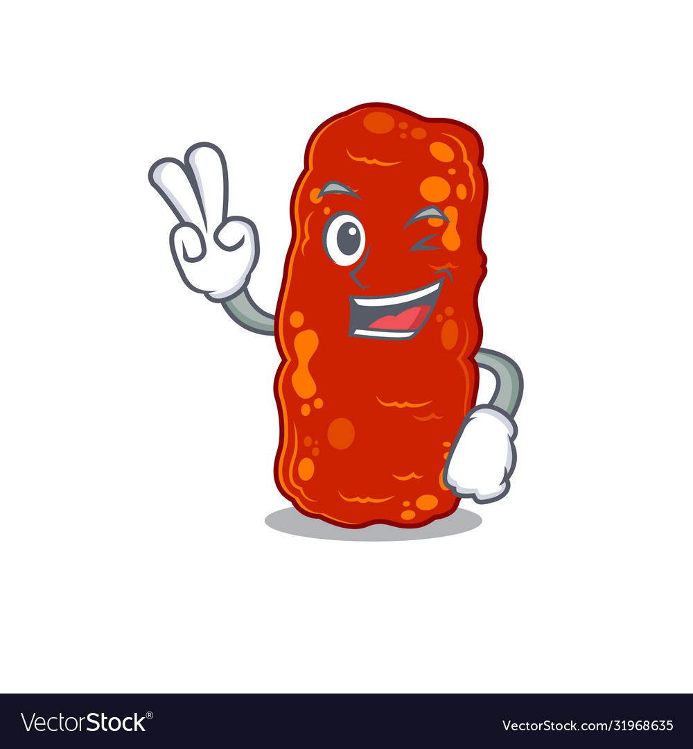 Happy acinetobacter bacteria cartoon design Vector Image Happy acinetobacter bacteria cartoon design Vector Image