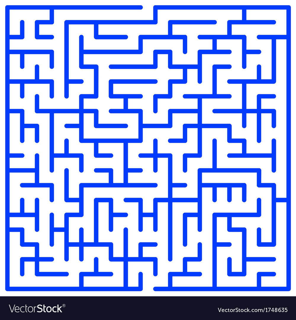 Maze Royalty Free Vector Image - VectorStock