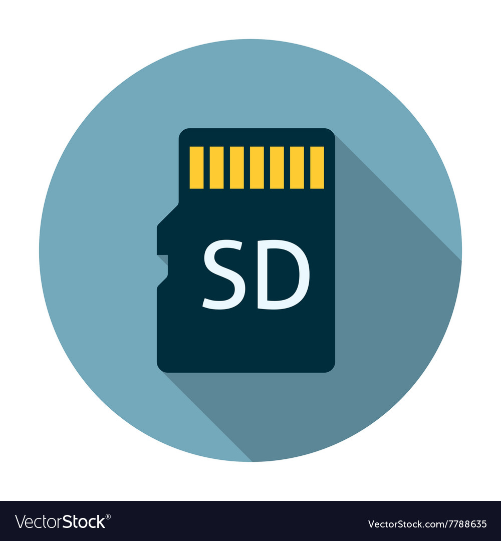 microsd card icon blue