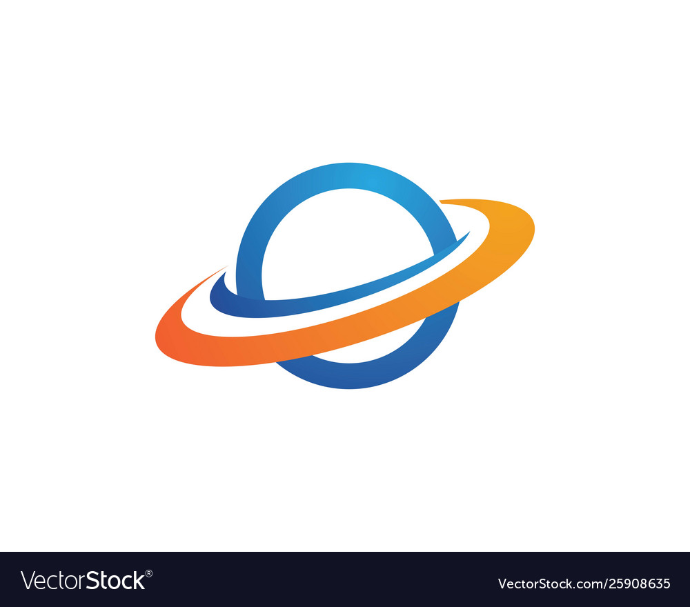 Planet globe icon design Royalty Free Vector Image