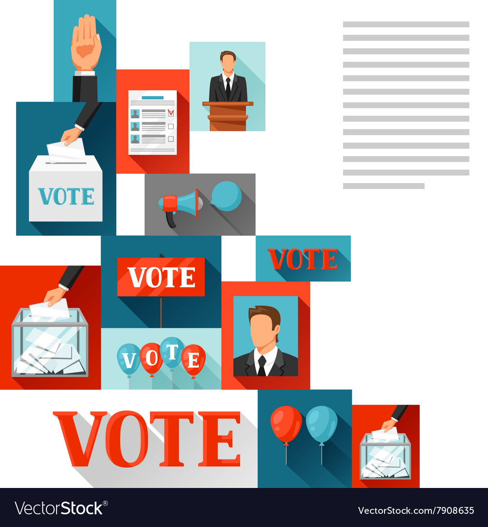 Politische Wahlen Hintergrund wählen