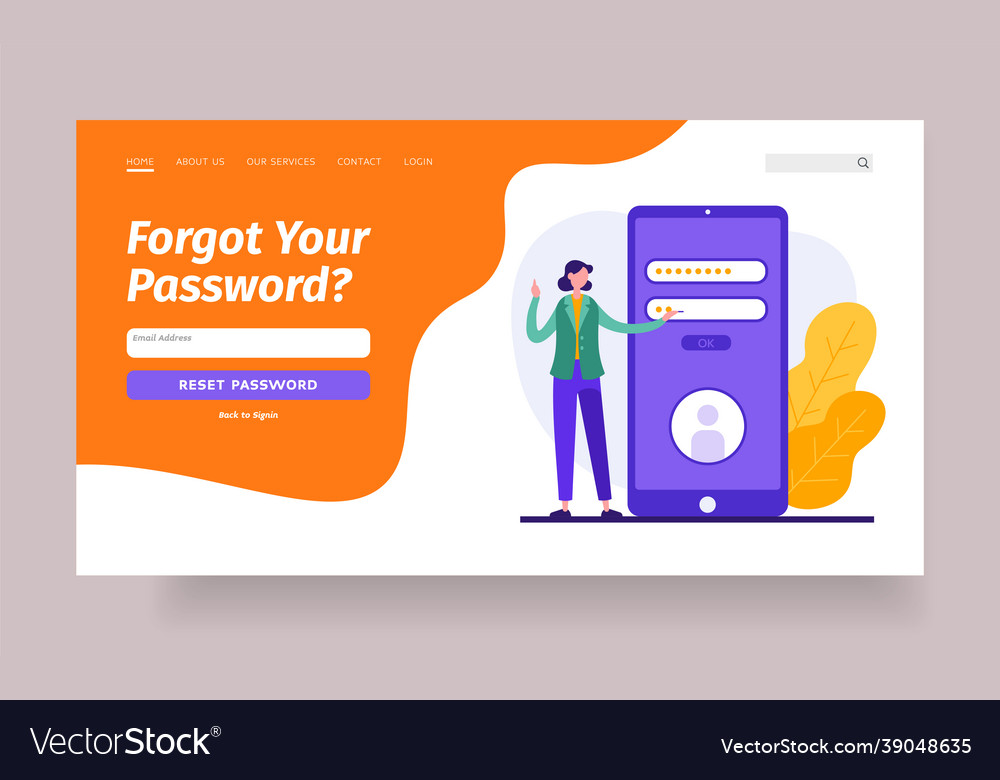 Secure Password Login & Recovery