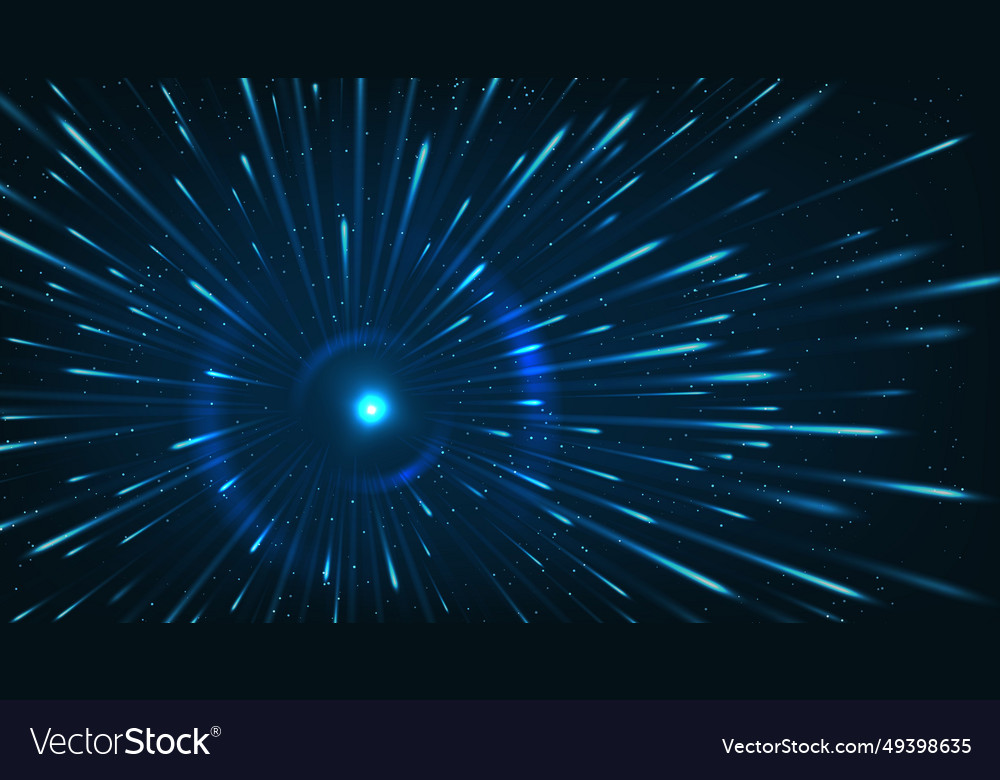 Space Quantum Jump Background Royalty Free Vector Image