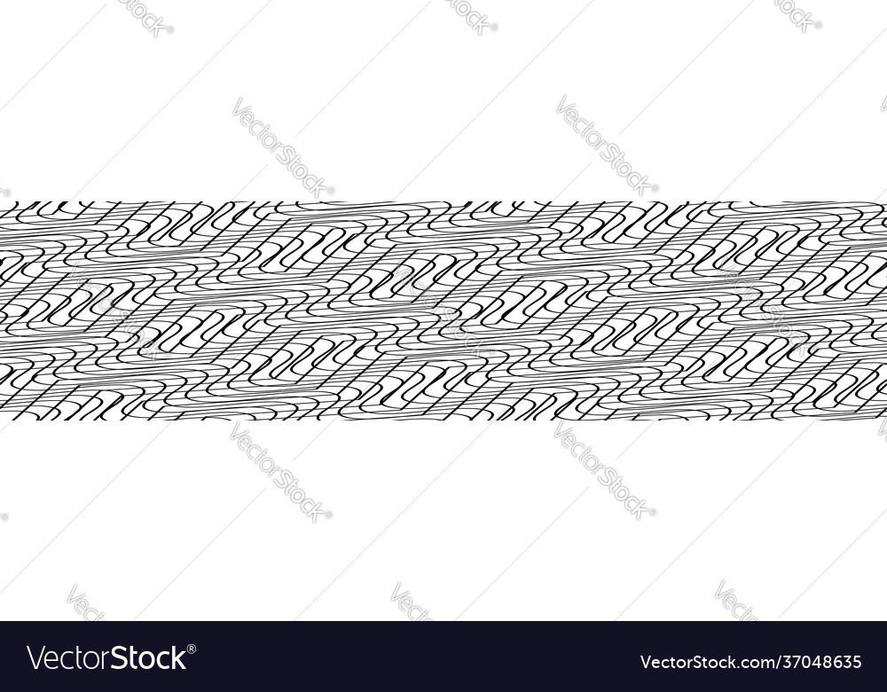 Tangled interlace lines seamlessly repeatable