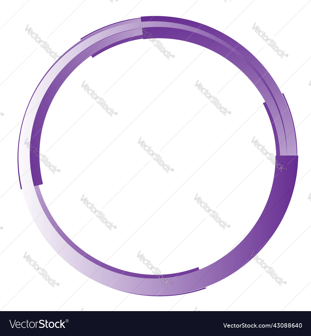Abstract circle circular design element icon vector image Abstract circle circular design element icon