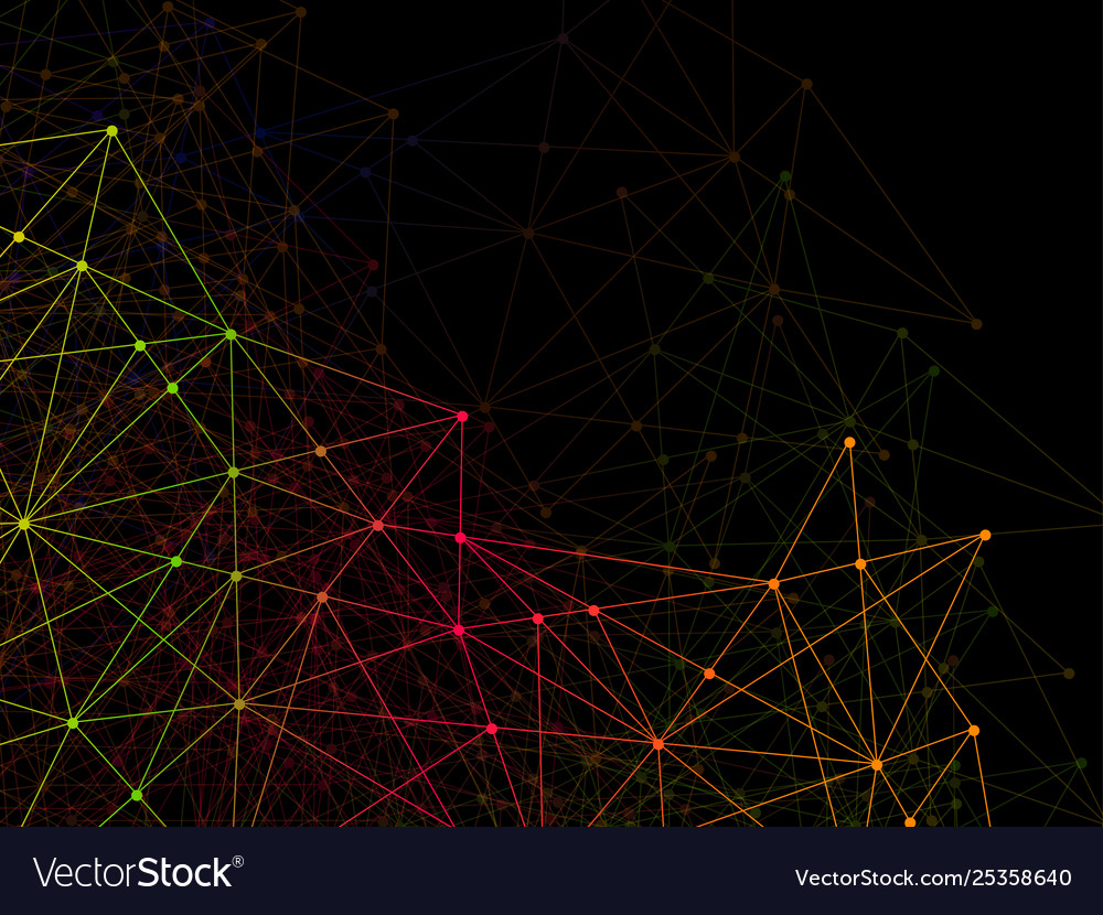 Abstract geometric background with connecting