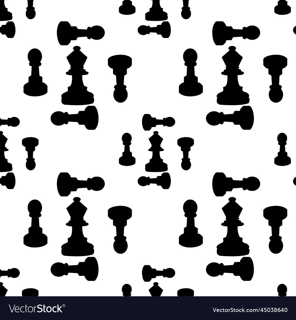 Chess pattern vector image Chess pattern