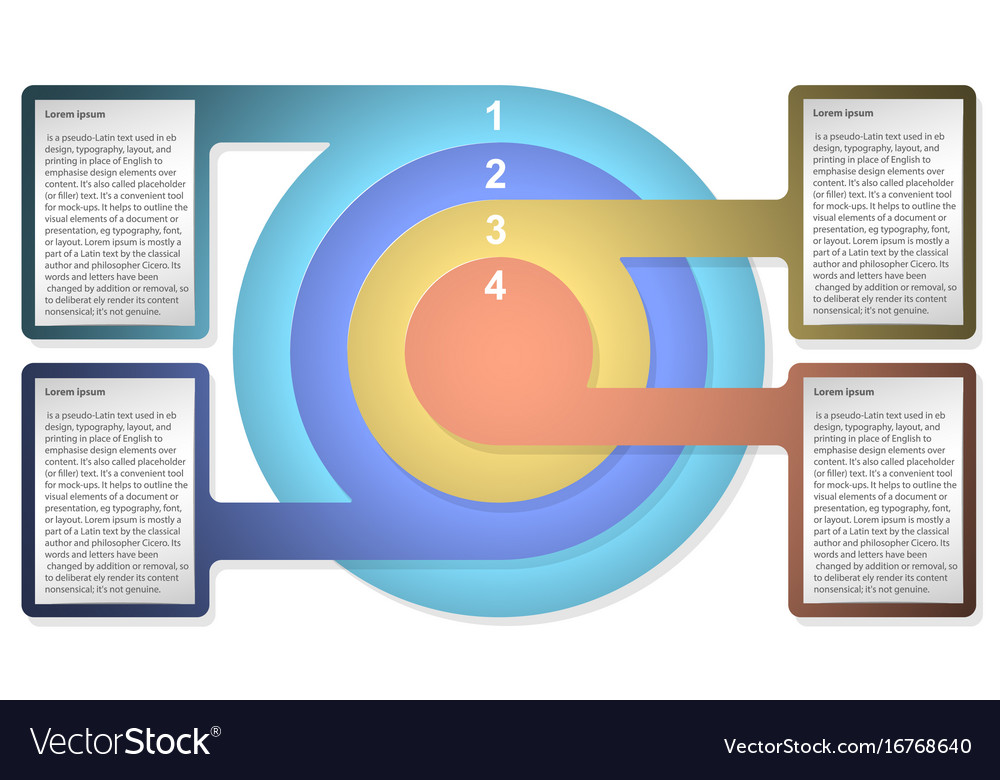 Concentric Circle Infographic Template